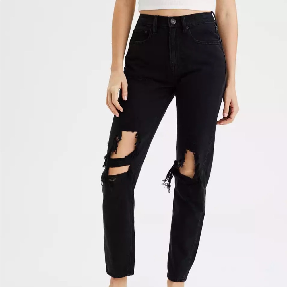 NWT American Eagle Slim ‘90s Boyfriend Jean (Distressed High Rise, size 2 short)
